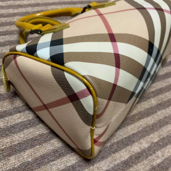 Burberry Mustard Boston Bag - Picture 9 of 14